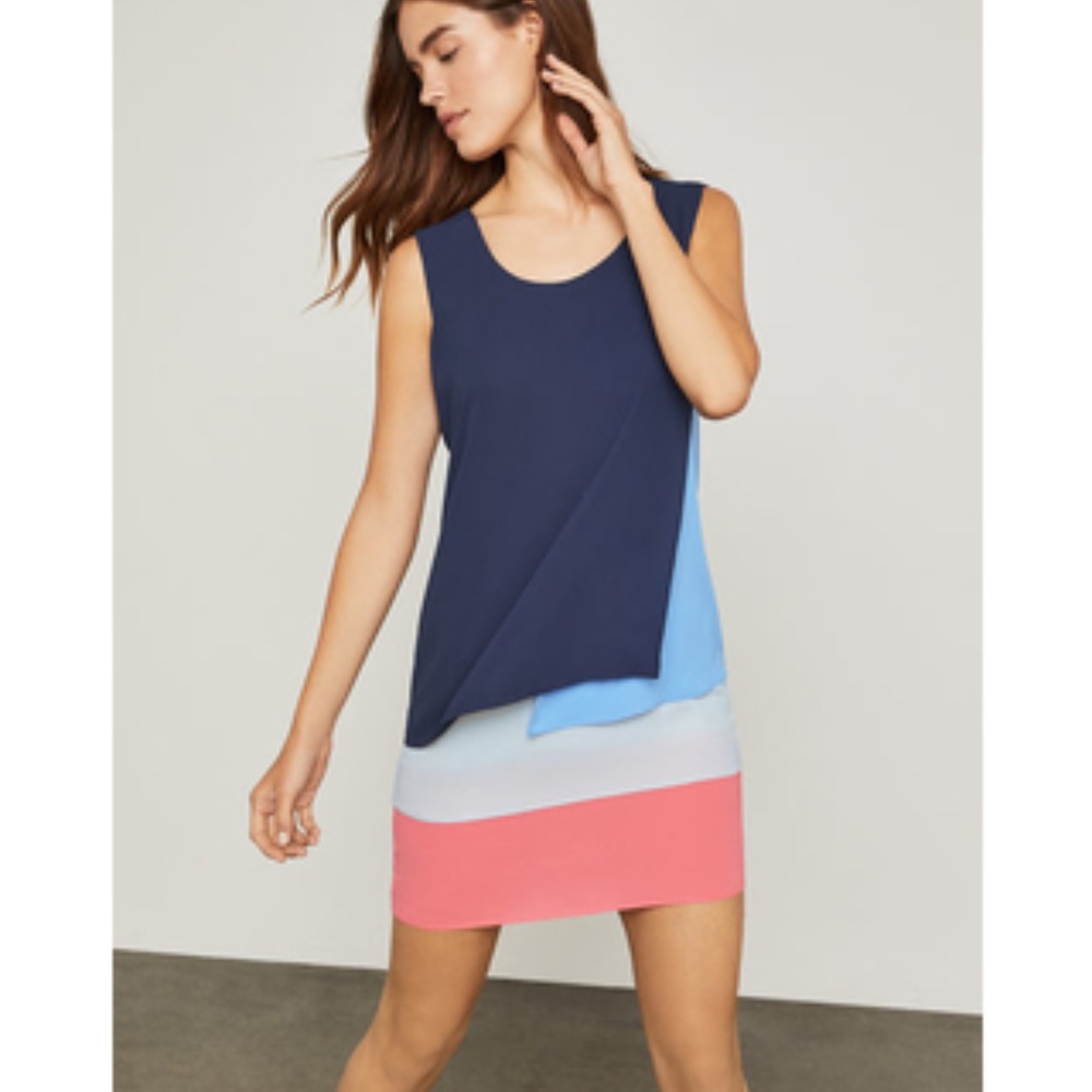 Haley Color-Blocked Tank Dress